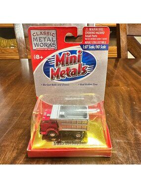Classic Metal Works Mini Metals 53 White 3000 Dump Truck 1:87 Scale Die-Cast